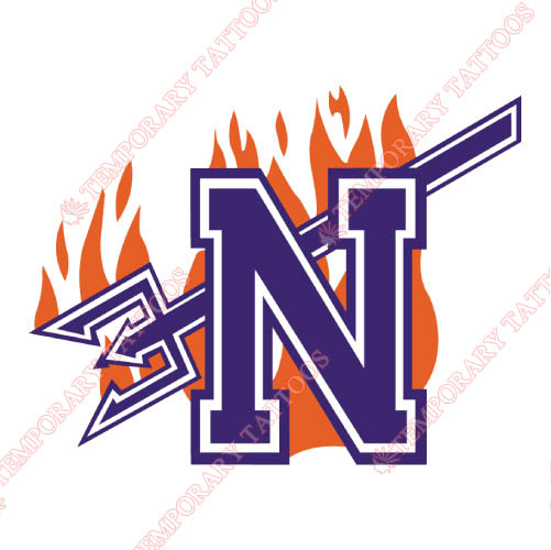 Northwestern State Demons Customize Temporary Tattoos Stickers NO.5697